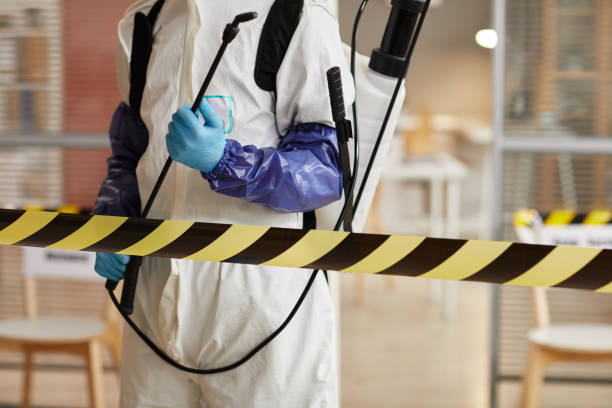 Professional Blood Cleanup technician working in North Franklin, CT